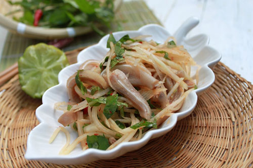 Điểm danh các món nộm đu đủ vô cùng hấp dẫn.