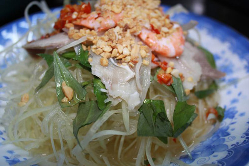 Điểm danh các món nộm đu đủ vô cùng hấp dẫn.